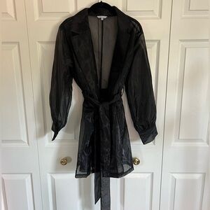 Naked Zebra Sheer Black Jacket